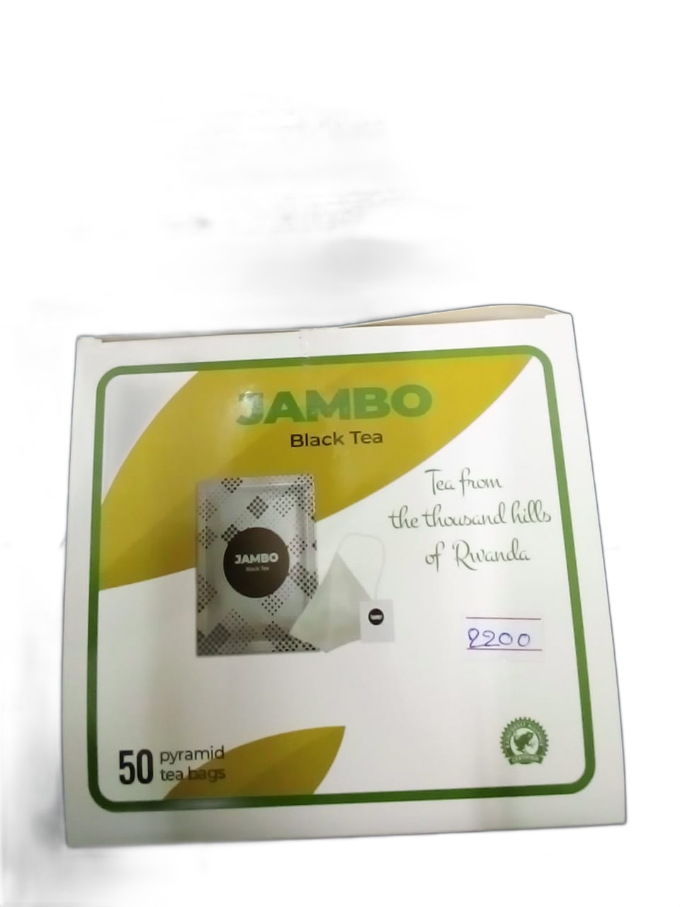 Jambo Black Tea, 50 Pyramind tea bags